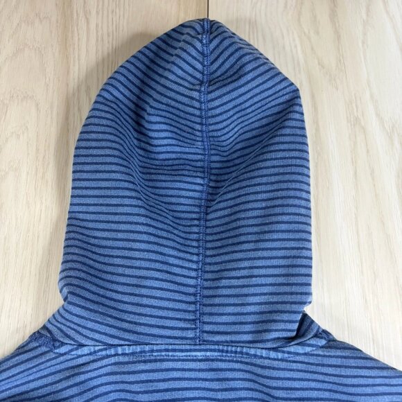 Vineyard Vines Mens Blue Long Sleeve Striped Performance Pullover Hoodie Size M - Picture 4 of 10
